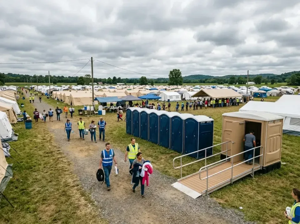disaster-relief-camp-restrooms-010 — frequently asked questions, Dumpster & Portable Bathrooms Rental in Briar Chapel, NC